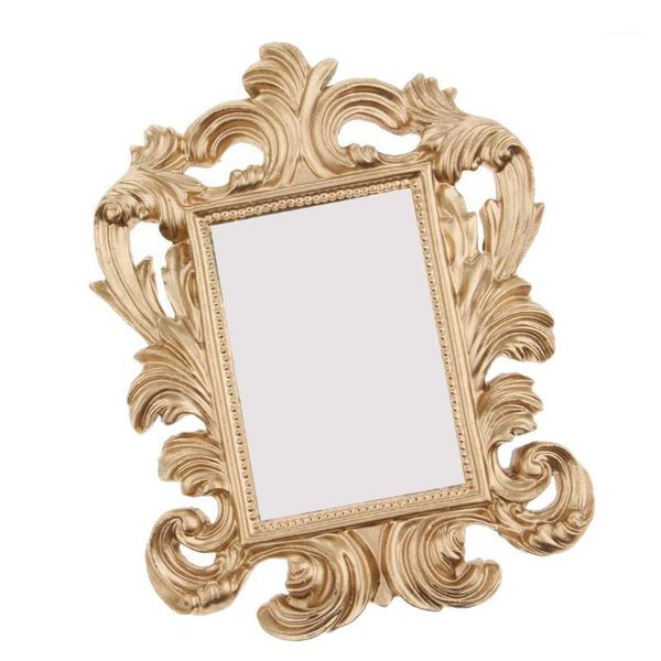 

frames mini gold baroque picture po holder retro style resin stand frame wedding home decor friend gift prop1