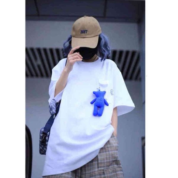 

breath error pop bear cato tees streetwear t-shirt for men men women clothing pair tea, White;black