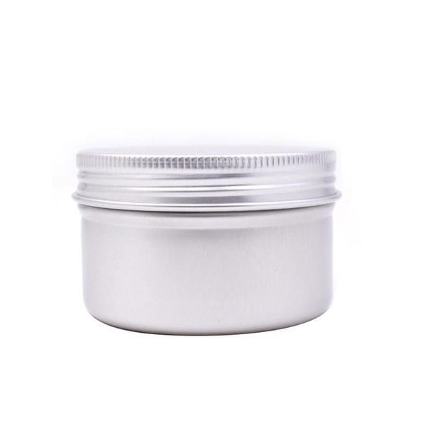 

storage bottles & jars 1pcs 120ml cosmetic cream jar aluminum container lip bottle box refillable small tin