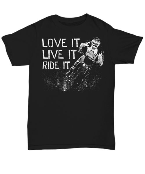 

2019 100% cotton love it, live it, ride it moto t-shirt - tee summer style tee shirt sport hooded sweatshirt hoodie