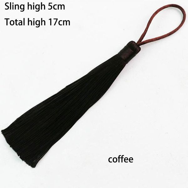 

12pcs lot 12cm pure color tassel silk fringe sewing bang trim decorative pendant tassels for curtain home decoration accessories h bbywcy