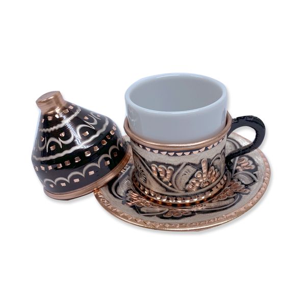 

authentic with porcelain mug traditional turkish espresso coffee maker tea cup saucer thermos cezve q1221