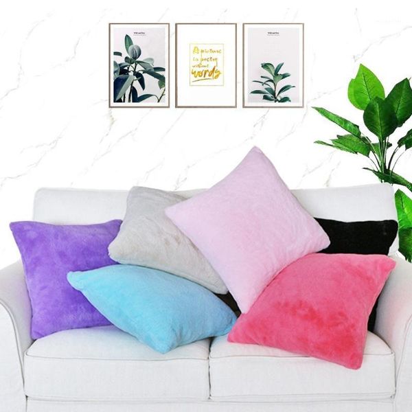 

cushion/decorative pillow shopping custom 40/45/50/55/60/65cm 6 colors 100% polyester hair fur cushion cover ht-prhfc-a1