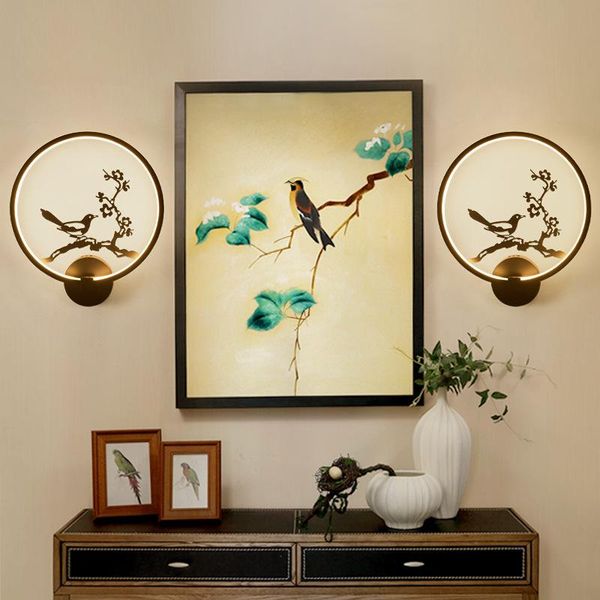 

selling led wall lamp indoor black white wall lighting simple art lamp interior with zen creative bedside light