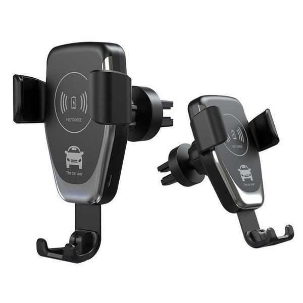 Carregador sem fio Qi Car Charger Car Mount Air Vent Phone Holder 10W carregamento Para Iphone XS MAX XR X 8 Plus Samsung S10