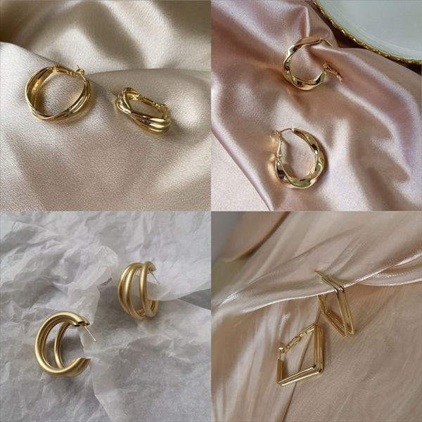 

zui beadsnice flower american flag earring stud earrings silver sterling mini flower earrings trendy post ear stud bridesmaid gifts, Golden