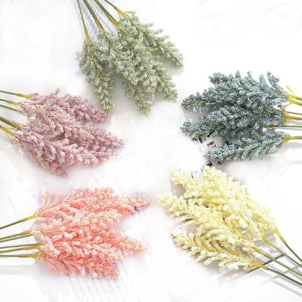 

artificial plastic flower fresh style wheat ear bouquet flower arrangement material interior decoration pgraphy props1