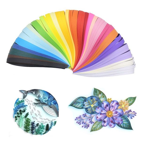 

decor papers scrapbooking paper diy material 260pcs supplies quilling multicolor handmade arts crafts origami star gift stripes bbyusx