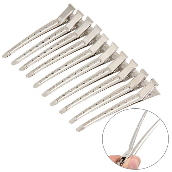

10pcs hair clips barrettes headwear stainless hairdressing clips clamp salon hairpins hair accessories diy hair styling tools yxlhgl xhhair