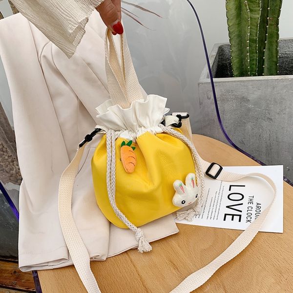 

f7cbe red new 2020 fashion small fresh uzhf canvas single shoulder shoulder bucket bagmessenger popular net women's bucket bag women&#0