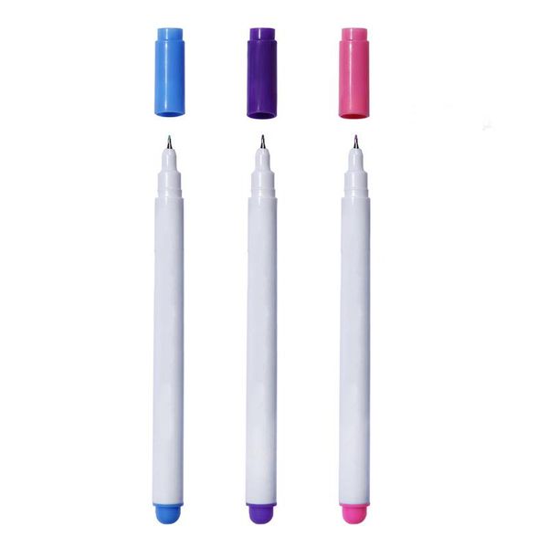 

sewing notions & tools fine head cross stitch tool blue purple pink single automatically disappear pen useful accessory, Black
