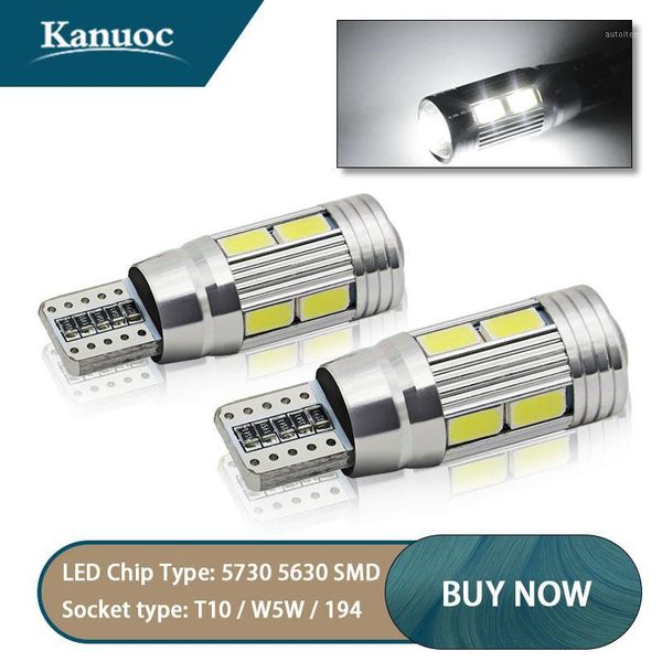 

t10 w5w led bulb 168 194 car interior bulb reading light for duster megane 2 forester legacy kia kx5 k2 k51