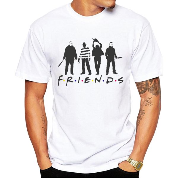 

teehub friends men t shirt short sleeve tshirts horror fanatic friends printed cool funny tees sport hooded sweatshirt hoodie