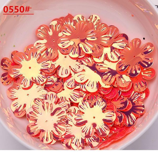 

50g 22mm 30mm flower shape loose sequins for crafts paillettes confetti glitter sequin sewing accessories garment len sqccmi