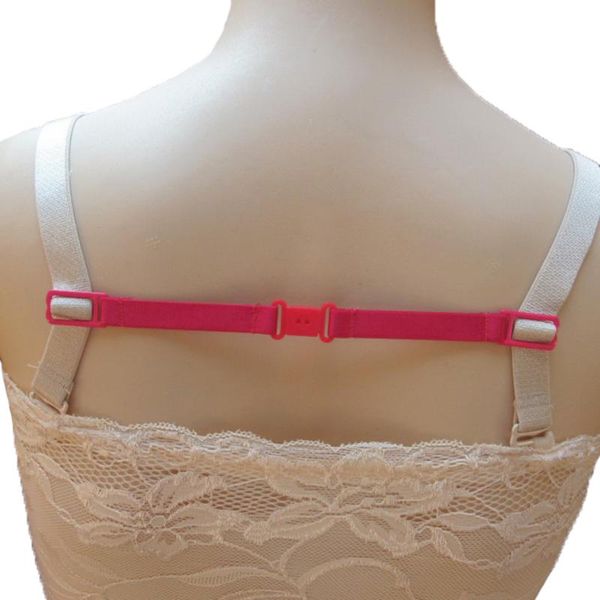 

women's g-strings 1pcs shoulder strap slip-resistant belt buckle bra with back hasp non-slip strpas, Black;white