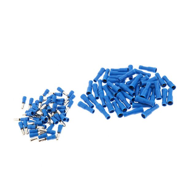

connector 100pcs marine heat kit shrink wire automotive terminal blue
