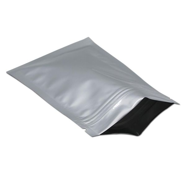 

200pcs lot pure aluminum foil self seal bags food snack beans package ziplock zip lock resealable mylar party pouch h bbyqvf