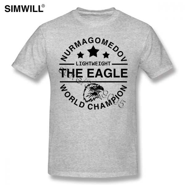 

sport мужские рубашки the eagle personality нурмагомедов футболки с короткими рукавами 100% хлопок летние тройники crew neck дизайнерские ве