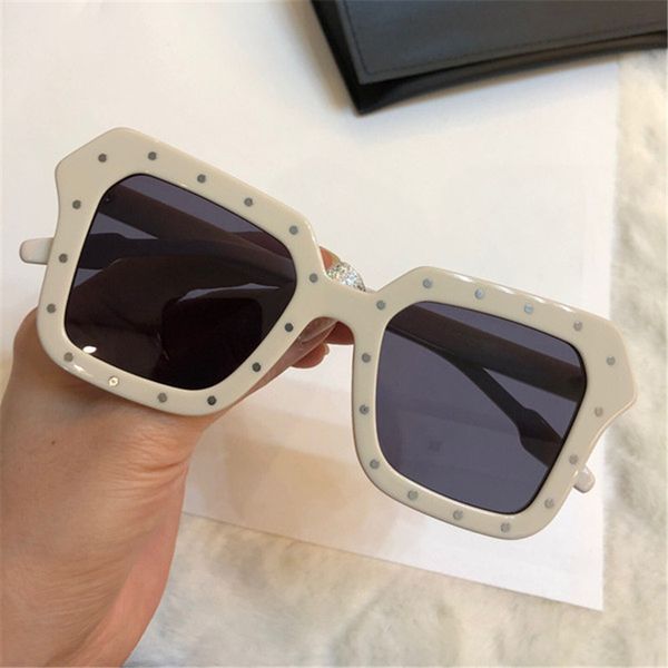 

2020new роскошные женские бренд дизайнер солнцезащитные очки простая тенденция стиль солнцезащитные очки дамы мода женщина goggle anti-uv400, White;black