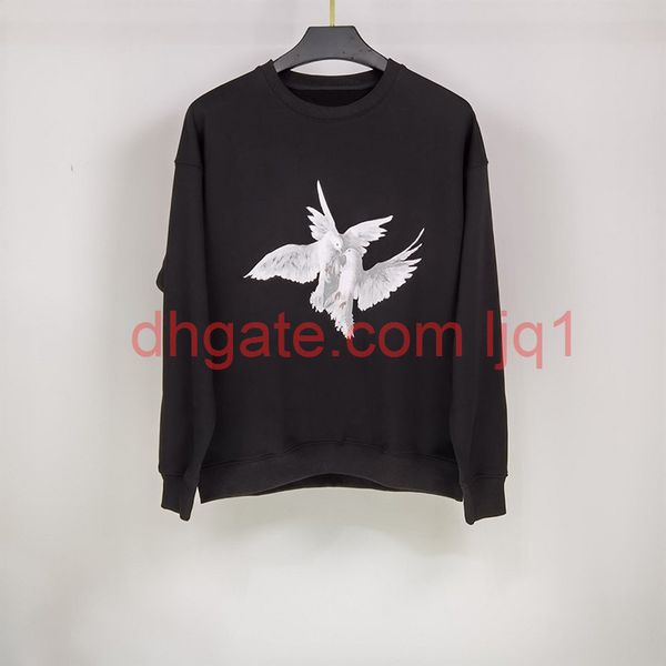 

20ss famous men hoodie long sleeve men ladies couple casual pullover sweatshirt men hairdresser hoodie size s-xl, Black