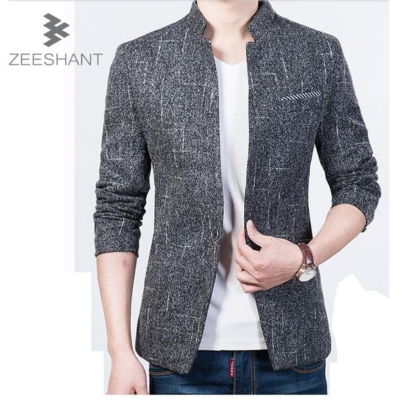 

zeeshant men formal business suits jacket chinese tunic suits black new arrival traditional mandarin plus size xxxxxl homme, White;black