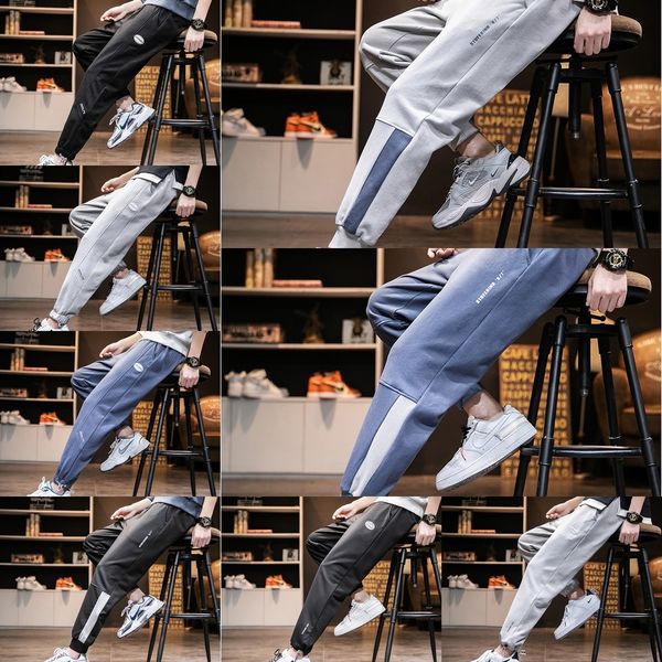 

vz7el new men's loose sports korean fashion versatile overalls overalls student casual pantsins tkmc brand pants harlan casual pants tk, Blue