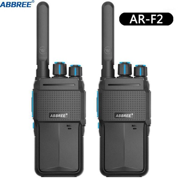 

2pcs abbree ar-f2 walkie talkie uhf 400-470mhz 16ch vox 5w ham amateur cb radio 10km long range portable two way radio1