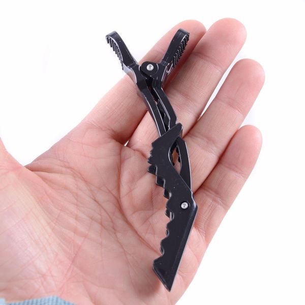 

5pcs/pack hairdressing clamps claw clip hair salon plastic crocodile barrette holding hair section clips grip tool accessories