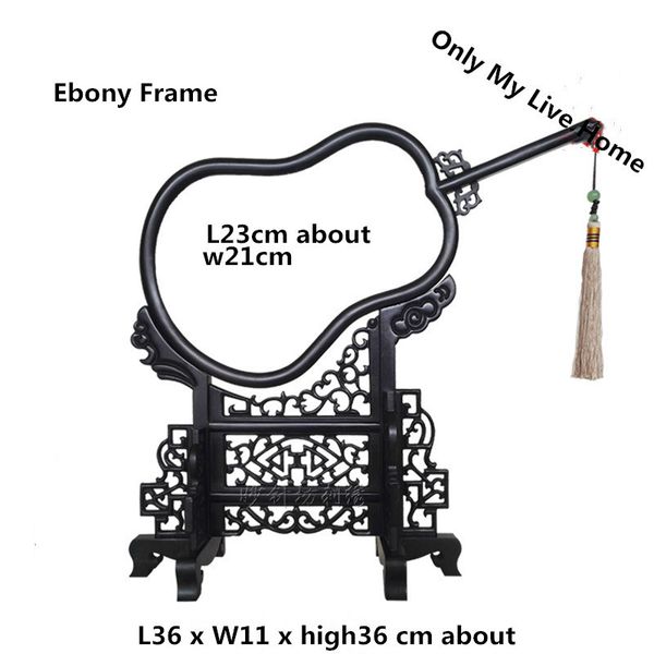 

antique chinese style ebony wooden frame p picture stand mirror frame carved paintings frame office home decoration ornaments