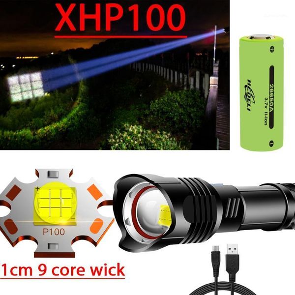 

flashlights torches xhp100 1cm wick powerful led torch xhp90 tactical usb rechargeable flash light 18650 xhp70 lantern1