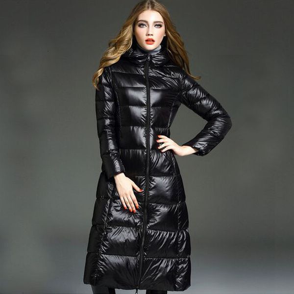 

women's winter duck feather coat, white, ultra light, large paka, 2019