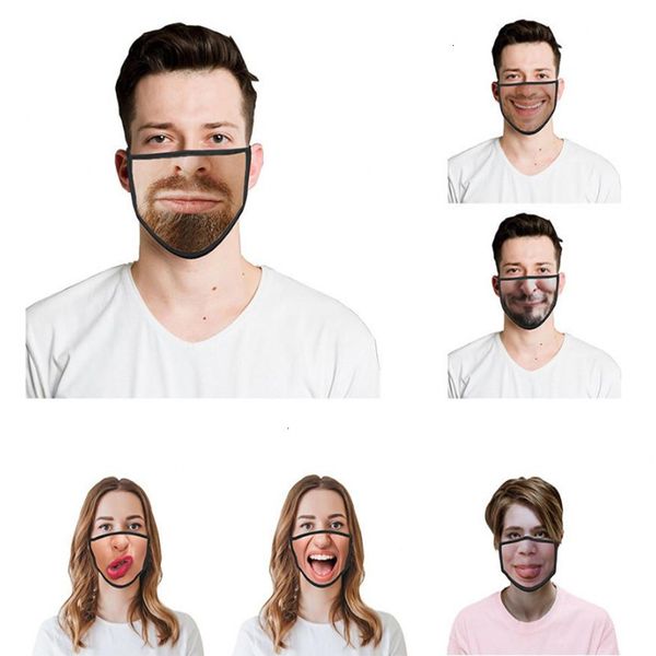 

dustproof haze-proof 3d reuseable emoticons personality face mask breathable washable protective mouth masks yya148 hdu1#