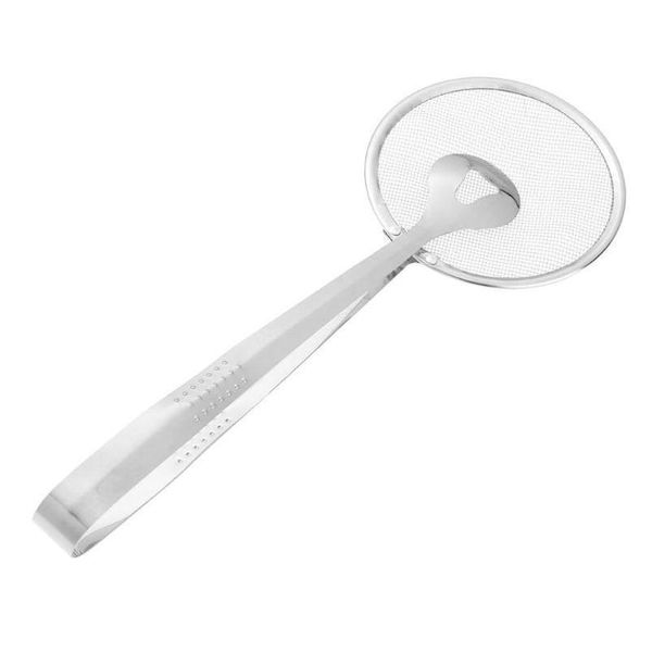 

food clip drain oil fried mesh strainer kitchen cooking colander drainer utensil tong bbq buffet oil-frying kit bbyirt