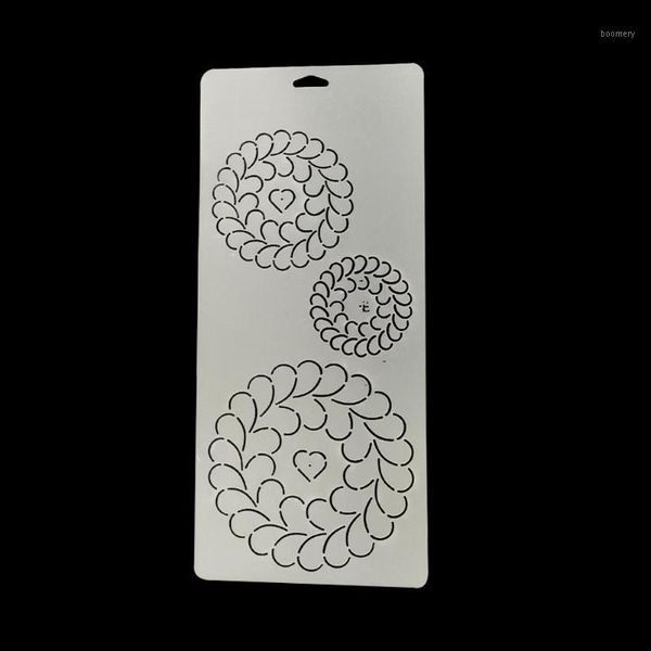 

crimping template patchwork tool diy embroidery quilting painting tracing board reusable sewing model portable stencil spinning1, Black