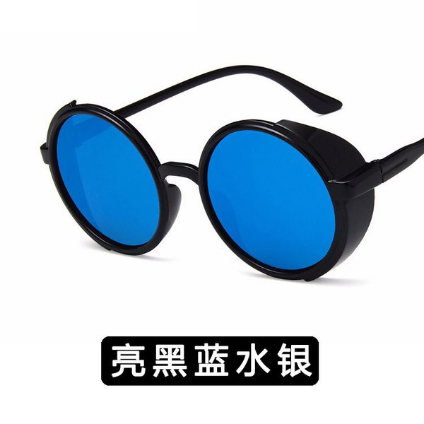 

retro vintage cyber blinder glasses goggles women steampunk sunglasses brand design round
