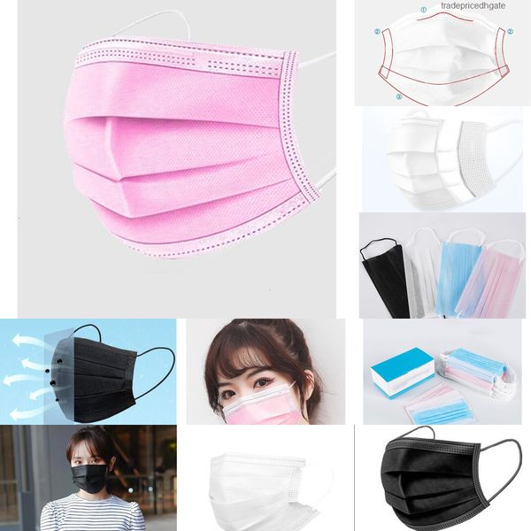 

n k ready to fast stock ship delivery 95 protective white disposable mask 2 dust 5 ply famask