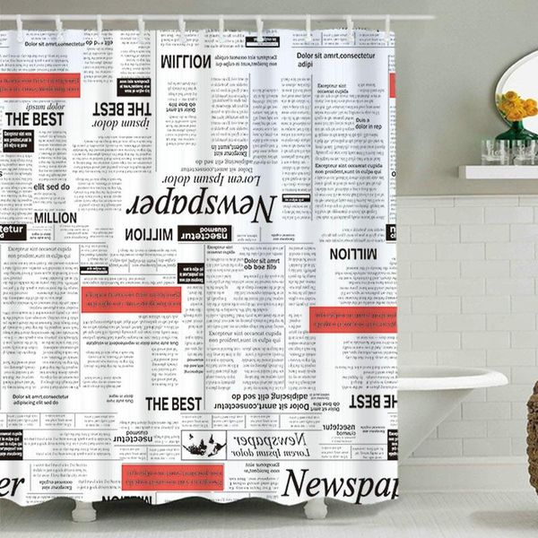 

shower curtains silver gray spaper curtain set with 12 hooks bathroom decoration