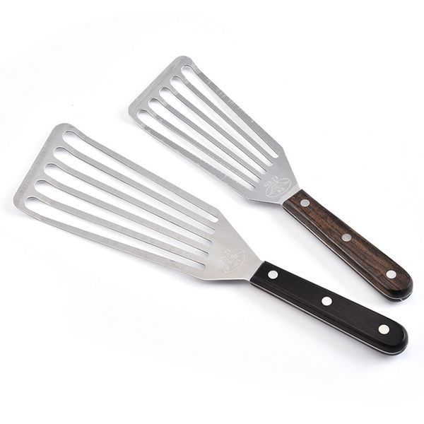 

cooking utensils fried steak shovel long handle slotted stainless steel eel turner spatula kitchen tools vtky2321