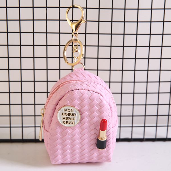 

mini solid color lipstick print cosmetic bag pu travel toiletry storage bag beauty makeup cosmetic bag organizer sale