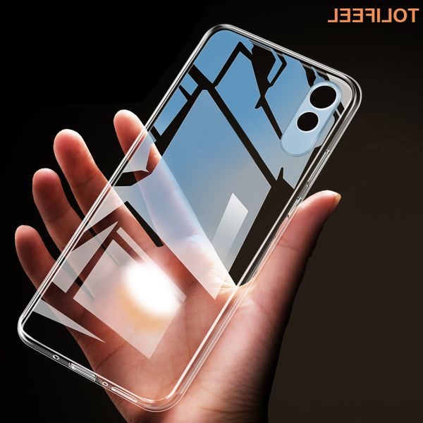 

tolifeel силиконовый чехол крышка тонкий прозрачный защитный soft shell для xiaomi редми 9а телефон назад капа