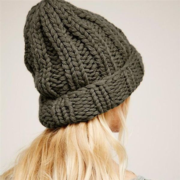 

beanie/skull caps causal winter knitted hats for women fashion keep warm manual wool earmuffs soft girls female, Blue;gray