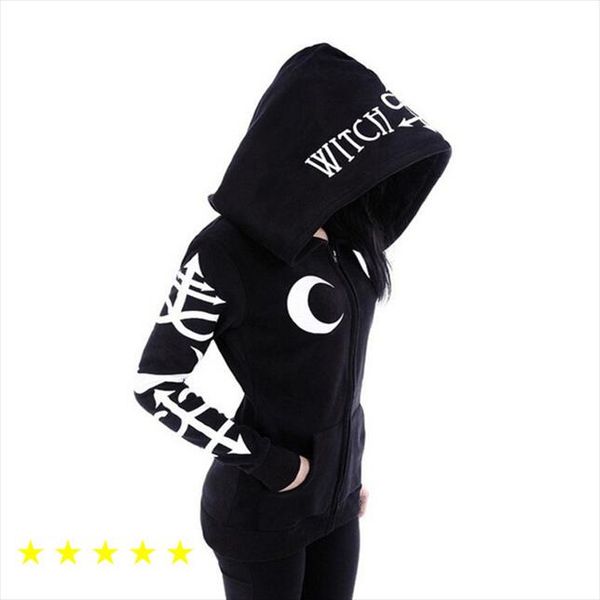 

2020 new womens oversized hoodies and sweatshirts plus coat europe america explosion punk big hat women s to 5xl, Black