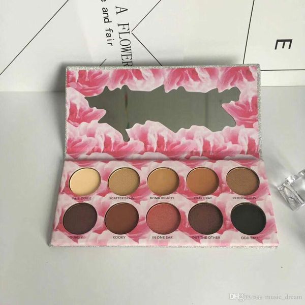 

stocking makeup eye shadow laura lee los angeles 10colors cat's pigment eyeshadow palette shimmer eyes dhl shipping
