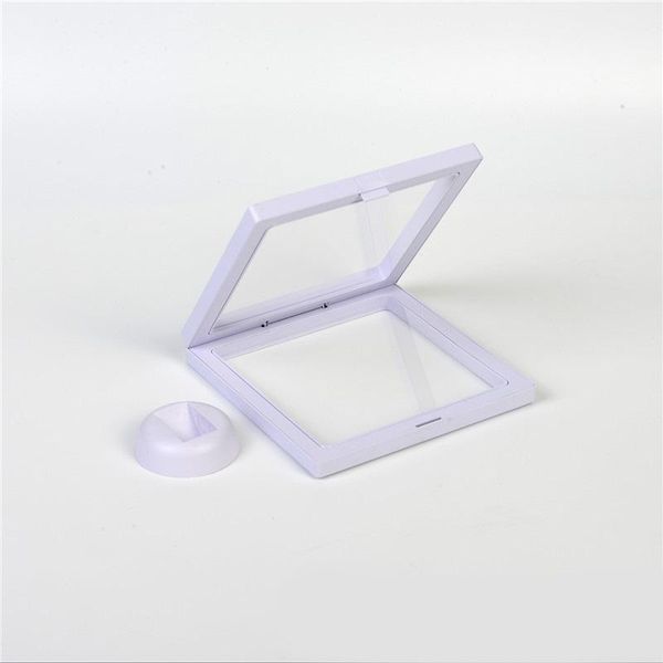 

frames 2 colors floating frame box picture jewellery display w/ holder base