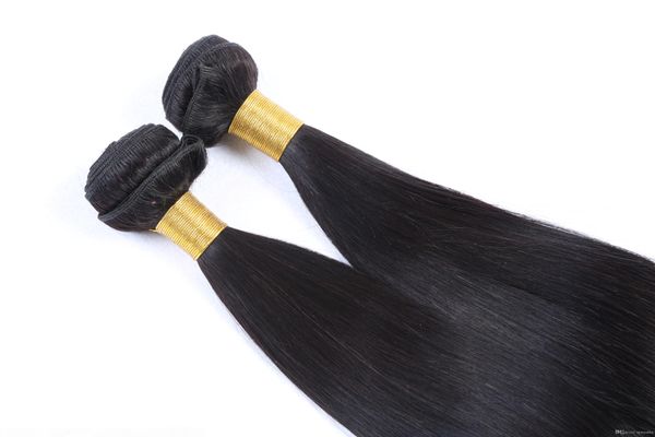 

promotion pure black color перуанский straight наращивание волос 100% человеческих волос remy weave 10-30 inchs двойной уток волос ткачество