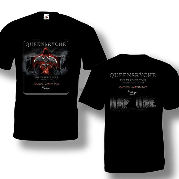 

queensryche tour 2020 tshirt short sleeve 100% cotton size s-3xl for sale sport hooded sweatshirt hoodie