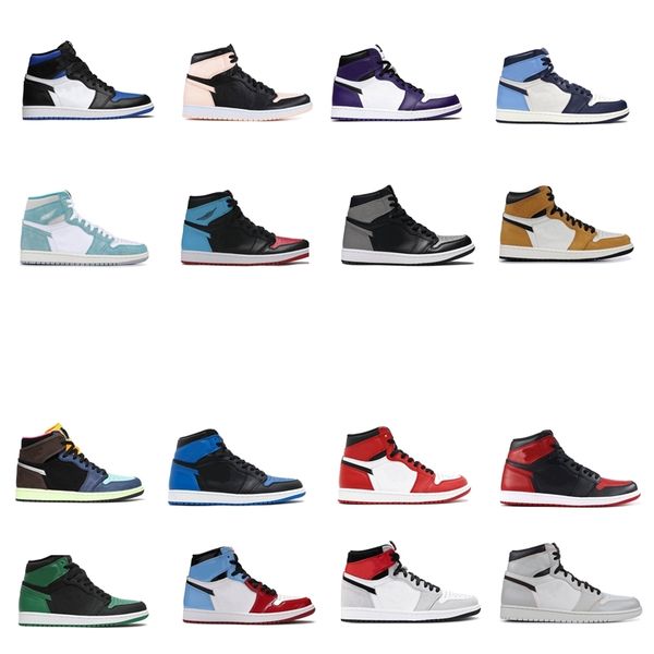 

2020 originals mens basketball shoes 1s shadow turbo green banned chi game royal high og outdoor sport sneaker