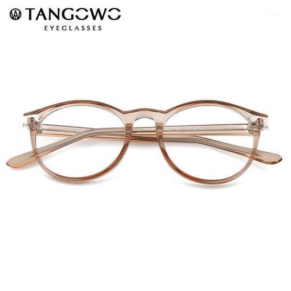 

tangowo tr90 round glasses frame women men vintage prescription eyeglasses frame myopia optical spectacles retro korea eyewear1, Black