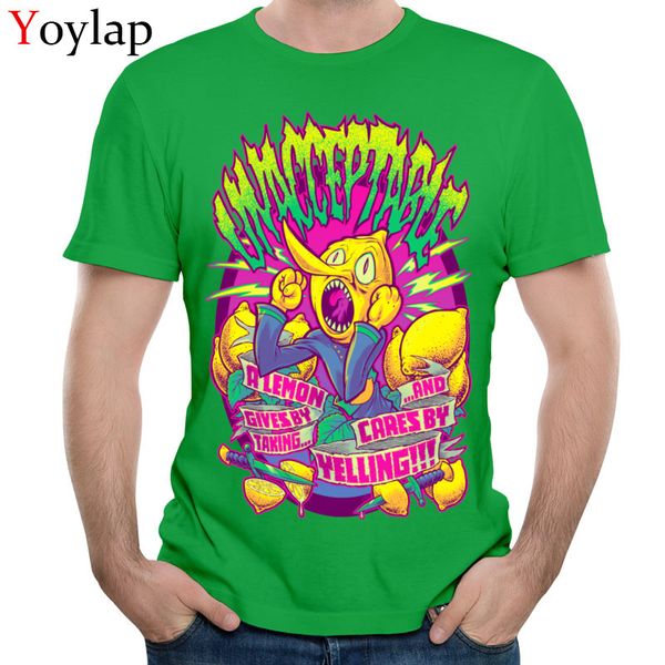 

yoylap men's classic printed shirts summer autumn short sleeve party lemongrab unacceptable swea hooded sweatshirt hoodie men t shirt