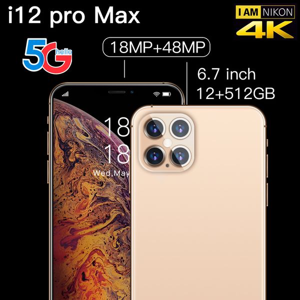 

i12promax 6.7 inch cross-border new arrival spot full large screen 3g smartphone android oem mobile phone ing